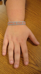DePiro is our hero half inch bracelets