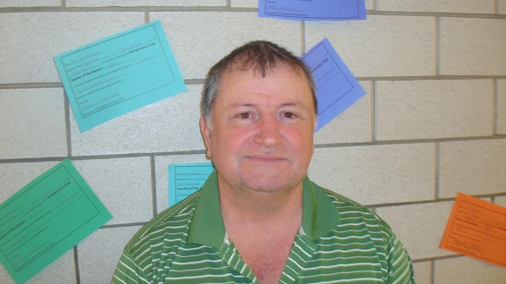 May 2013 Teacher of the Month: Mr. John Rossman