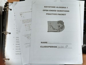 Review material for Algebra 1 Keystone Exams