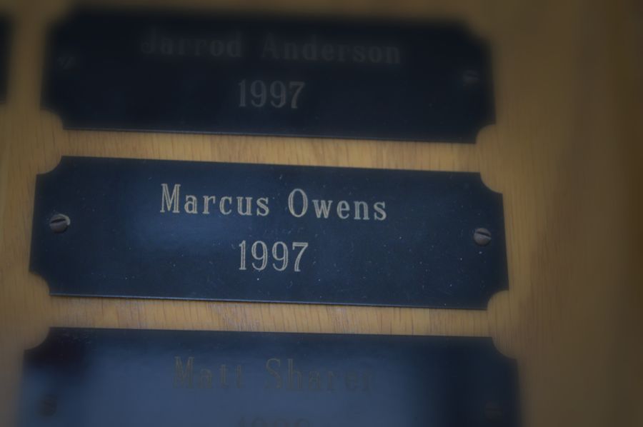 Owens was named the boys Athlete of the Year at TAHS in 1997