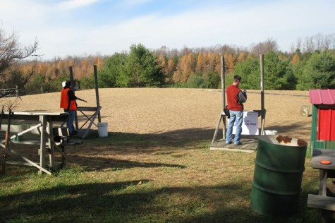 Individuals in the clay shoot last year. 