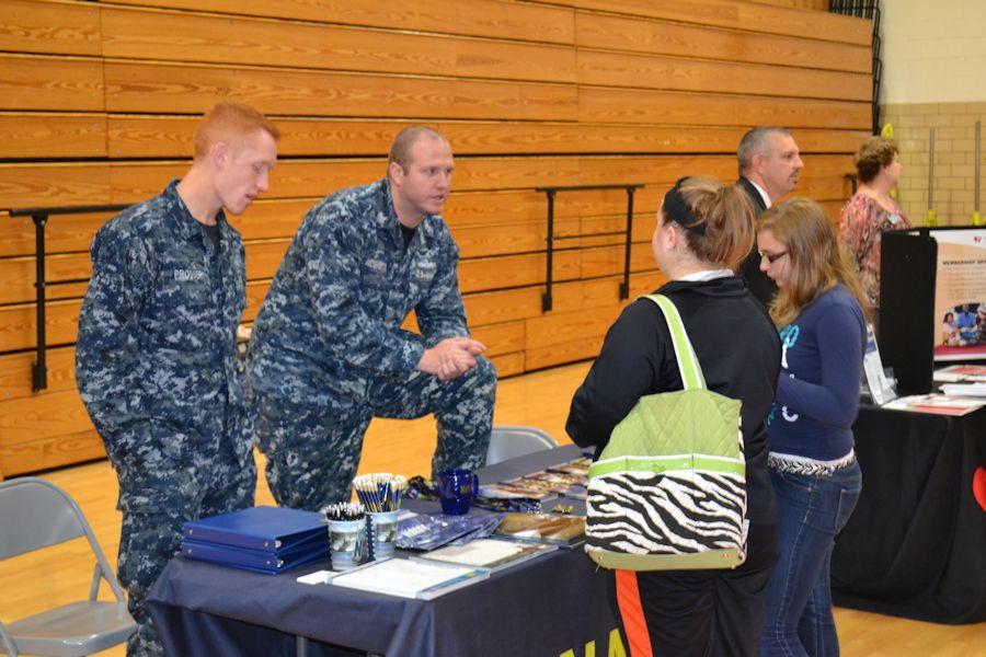Annual career fair features over 25 businesses and schools