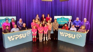 Some of the Our Town participants at the WPSU studio. 