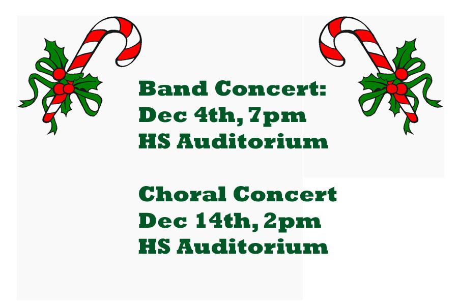 Music is in the air: TAHS Band and Chorus to hold holiday concerts 