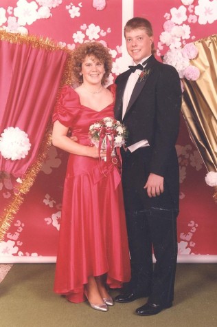 Mrs. Beth (Dutrow) Cannistraci and her future husband Jim at the prom