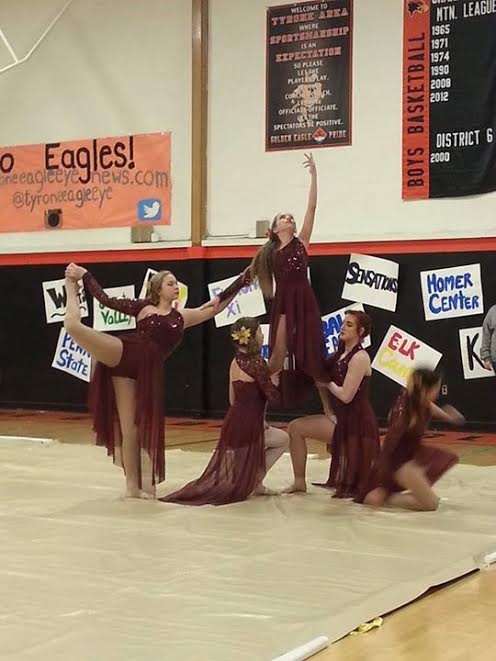 Tyrone majorettes and color guard hold their annual home show