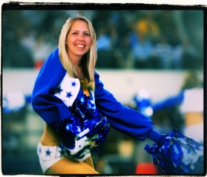 Mrs. Erica Martin in her Dallas Cowboy Cheerleader uniform