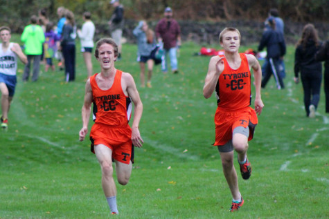 Adam Zook and Joe Kohler were a duel threat in XC - where the Eagles bested the Devils by only a point.