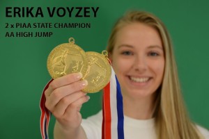 Erika Voyzey repeats as PIAA AA high jump state champion