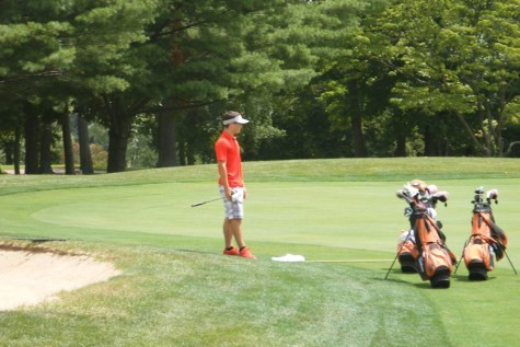 Freshman Ethan Vipond carded an 88 to lead the Eagles to a win over Bellwood on the links.