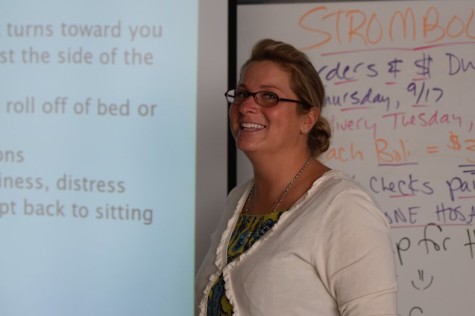 Mrs. Christie Taylor is the Health Tech teacher at TAHS