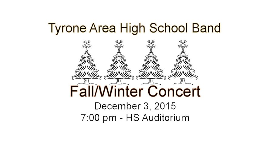 TAHS-TAMS Band presents winter concert on Thursday, December 3