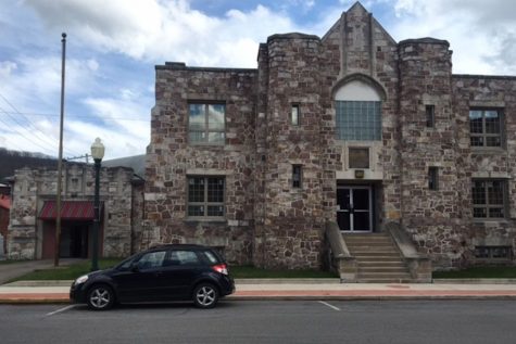 The exterior of the Armory