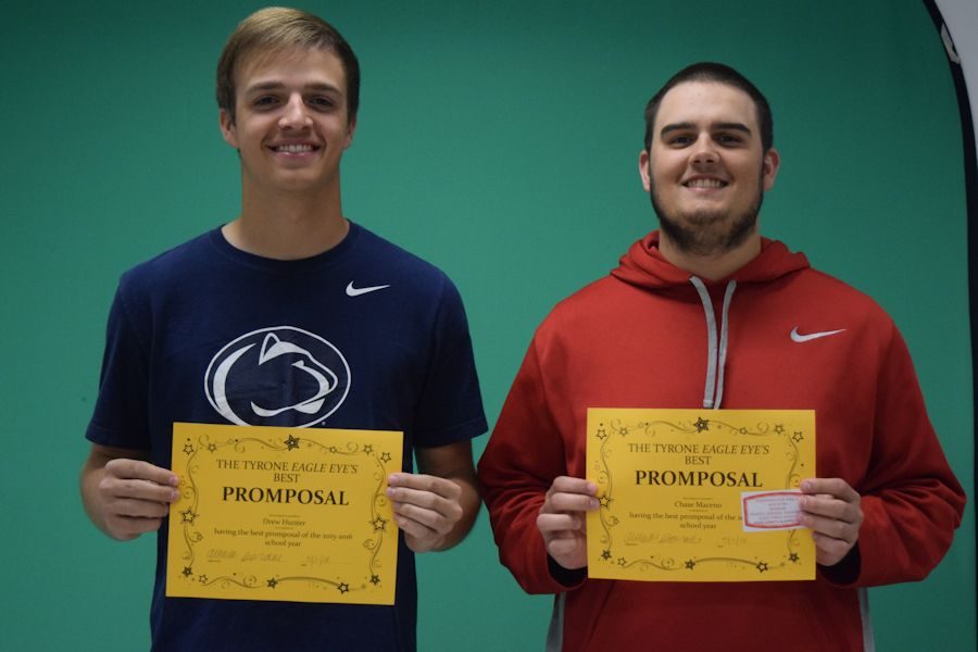 2nd Annual Eagle Eye Promposal Contest Winners: Chase and Drew