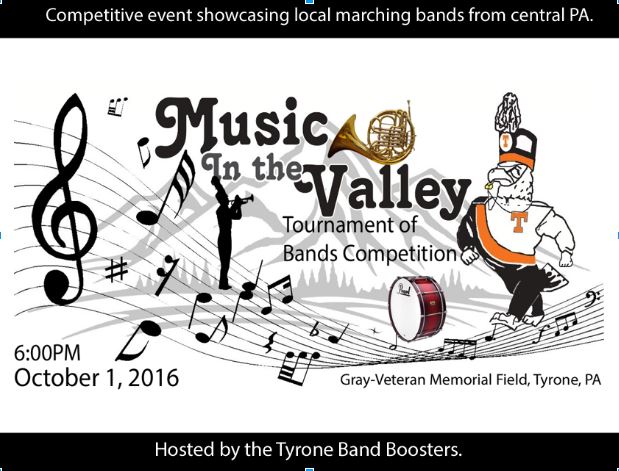 Tyrone Marching Band Home Show this Saturday, October 1