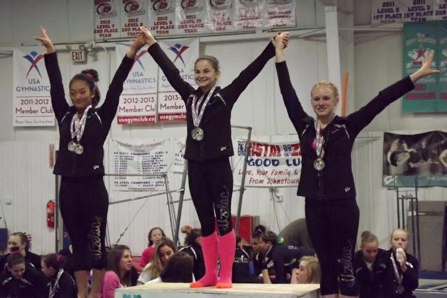 At the Spring in the Mountain Invitational Barr placed 1st in beam and floor, 2nd in vault and bars, and was the All-Around Champion.