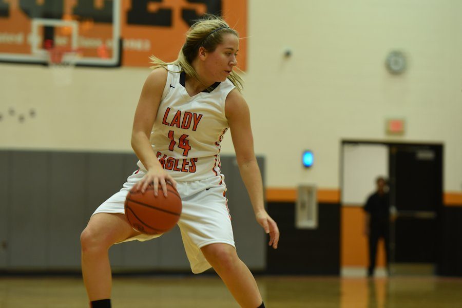 Lady Eagles Overcome Slow Start to Win at Huntingdon