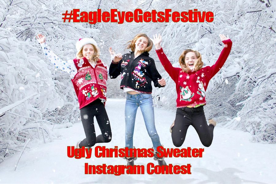 Win a Jolly Prize in the First Annual #EagleEyeGetsFestive Instagram Christmas Sweater Contest
