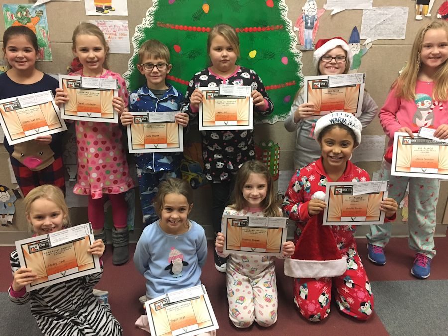 First Annual Eagle Eye First and Second Grade Christmas Coloring Contest
