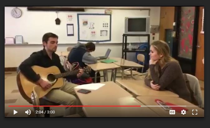 Eagle Eye Promposal Contest: Singing his Way to Prom