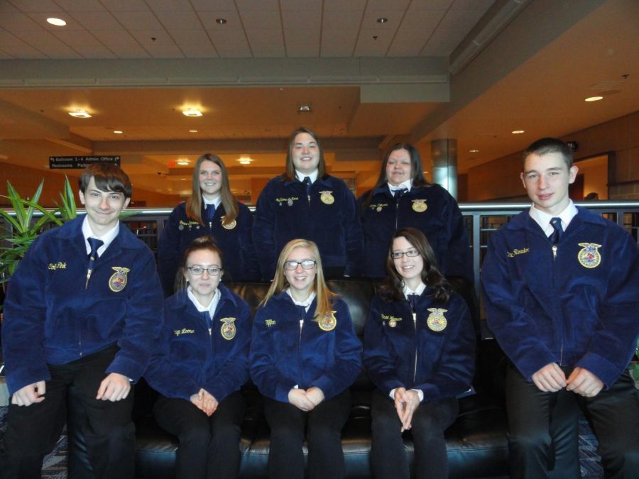 Tyrone+Area+FFA+Members+attended+the+Fall+Leadership+Conference+on+October+2%2C+2017+at+the+Blair+County+Convention+Center.%C2%A0+Back+Row+%28lt.+to+Rt.%29+Grace+Gensimore%2C+MaKenna+LaRosa%2C+Jacey+Whitcomb%3B+front+row+%28lt.+to+rt.%29+Brandon+Sprankle%2C+Whisper+Breon%2C+Alyssa+Luciano%2C+Bree+Weaver%2C+Garin+Hoy.