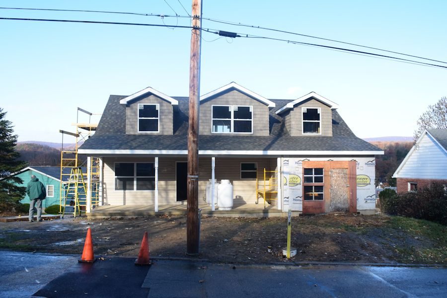 TAHS House Project: Exterior Work Progresses this Fall