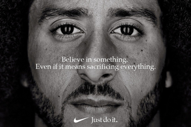 Screen shot from the recent Nike ad campaign 