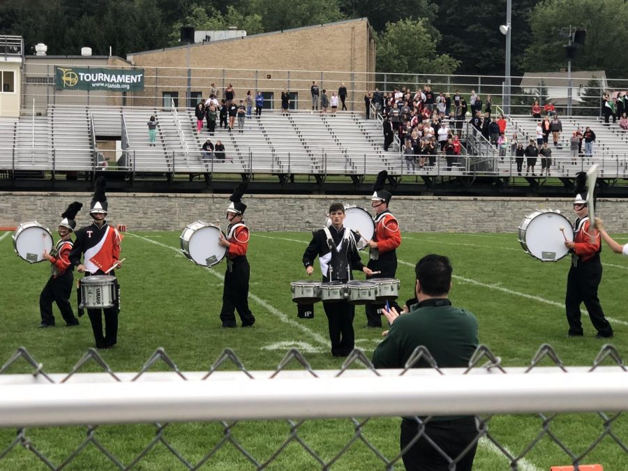 TAHS Marching Band Hosts Successful Home Show