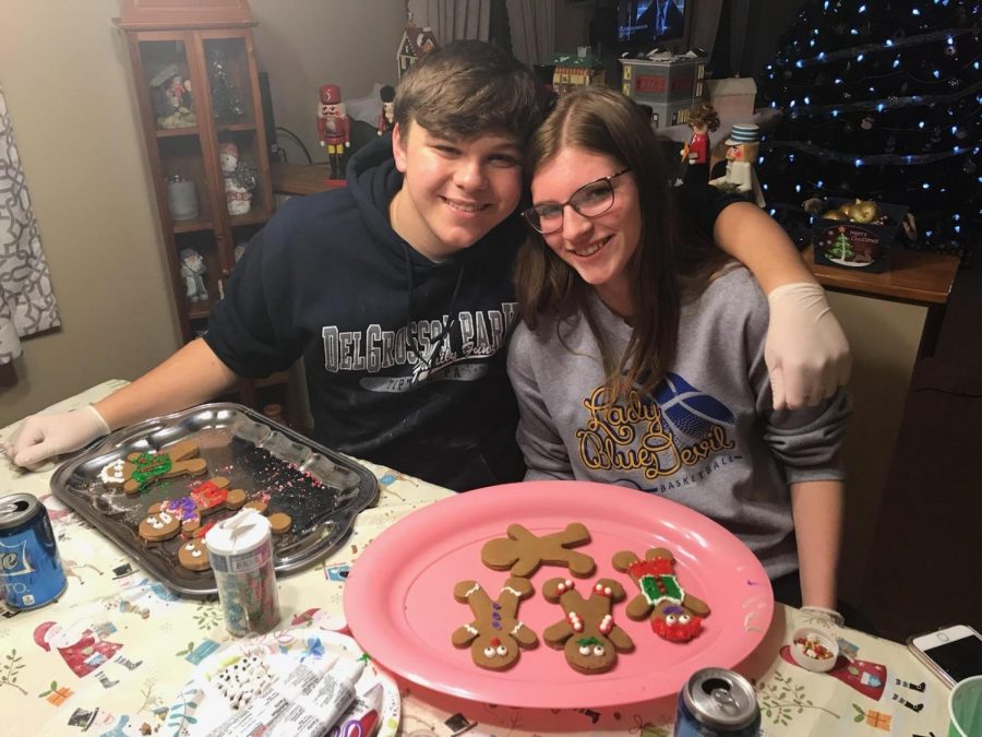 Kolby and Kylins cookies are baked and they are ready to decorate.