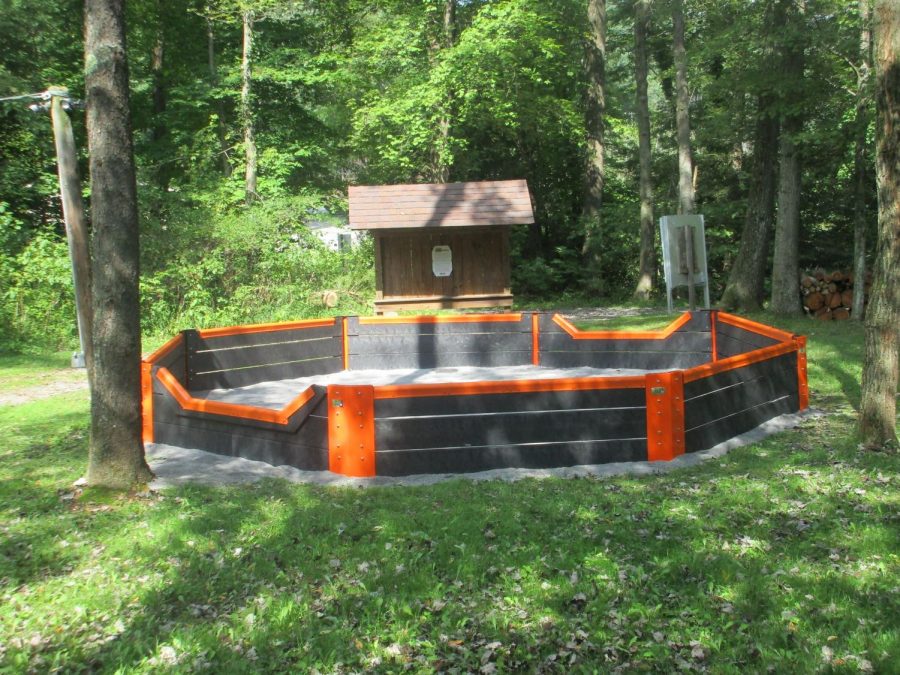 Tyler Beckwiths Gaga pit at Camp Anderson