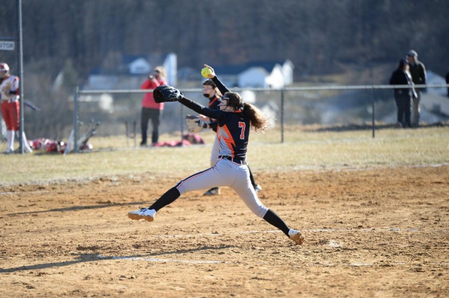 Baran delivering a pitch