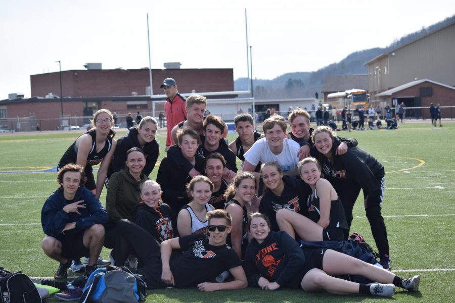 Tyrone Track and Field Sweeps West Branch