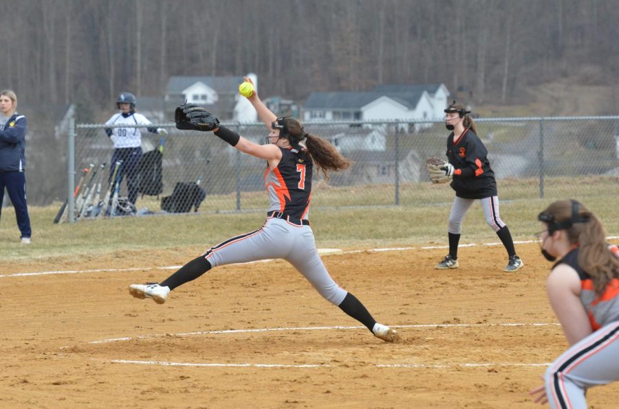Cate Baran throws another great pitch. 