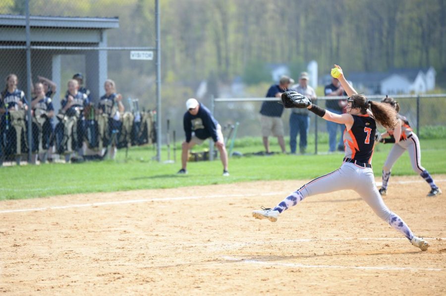 It took Baran only three seasons to become the all-time career strikeout leader in Tyrone softball history.
