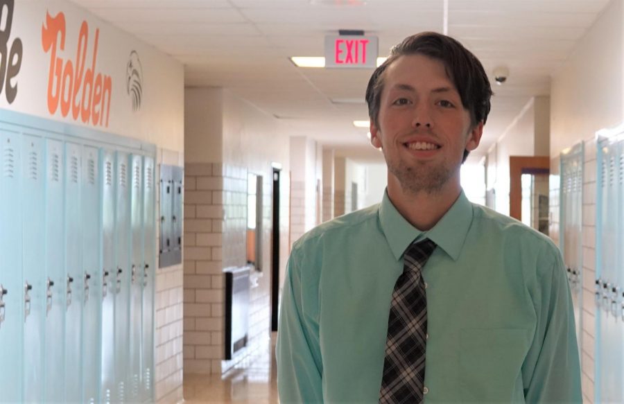 Mr. Josh King of Williamsburg is the newest member of the Social Studies Department, teaching three sections of civics and one of psychology 