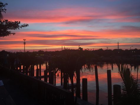 This beautiful sunset over the water was taken this summer in Ocean City, Maryland.  