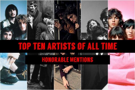 This series will count down the top ten artists of all time according to Eagle Eye writer Caleb Orr.  But first, check out the artists who almost made the list.