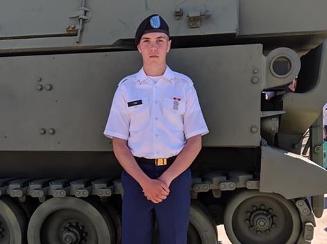 Gaige Fink enlists into the U.S. Army. 