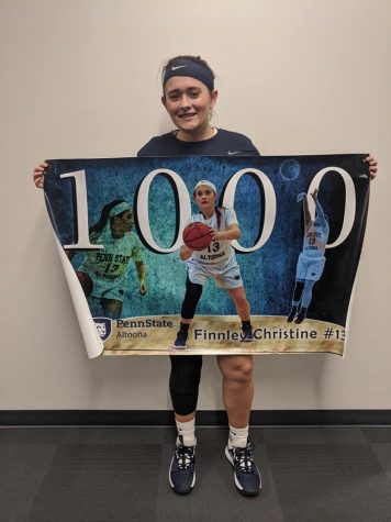 Finnley Christine with sign for 1000 points