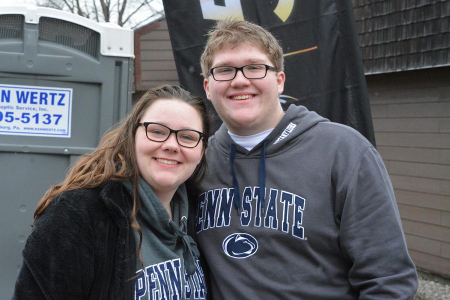 Paige Kephart and Christopher Wilkins participated in their second Polar Plunge.