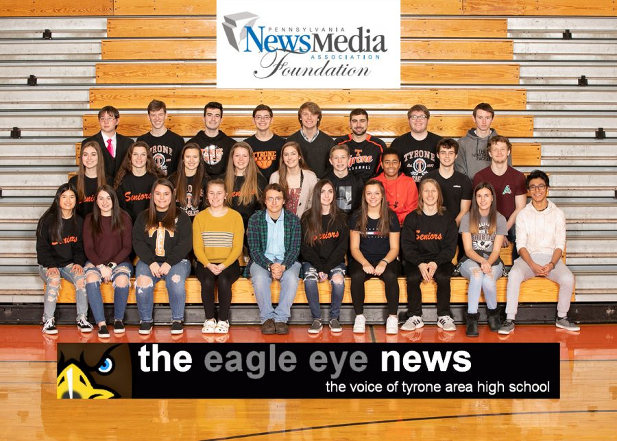 The Tyrone Eagle Eye staff won four Keystone Press Awards for the 2019 calendar year, including best website in PA