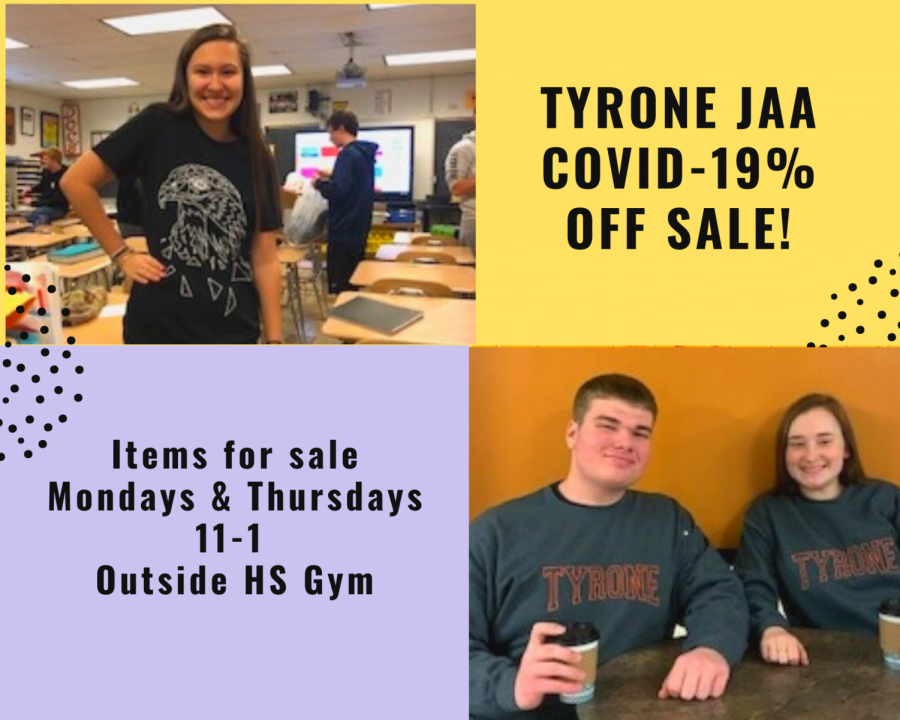 TAHS Junior Achievement Student Businesses COVID-19% Off Sale