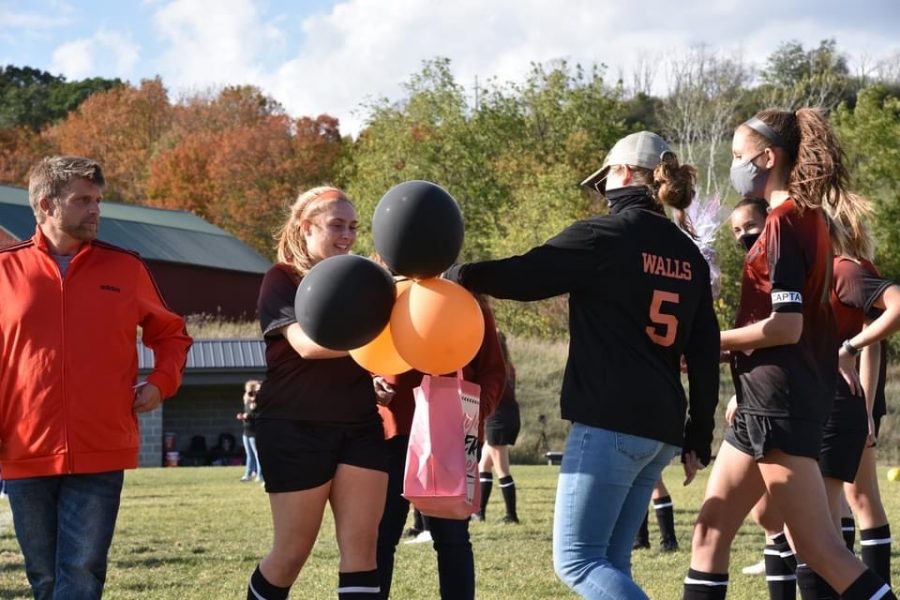 Kendall Markley was the only senior on the Lady Eagles varsity soccer team this season.