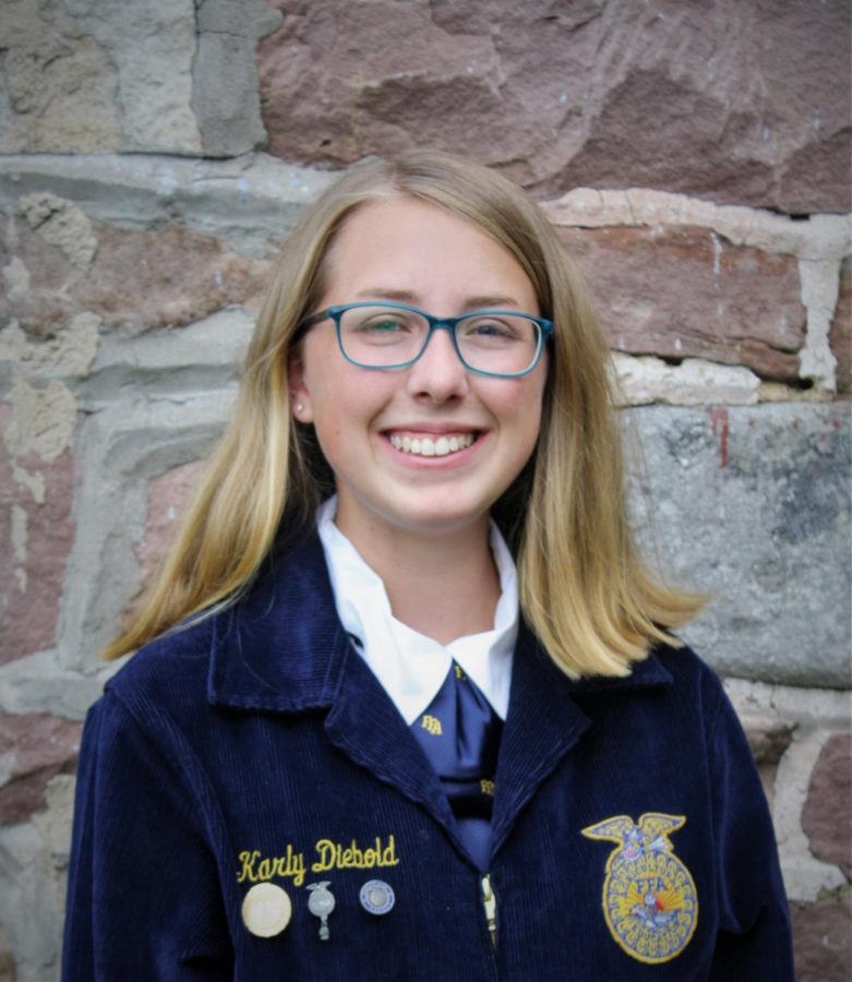 Diebold Places Fourth Nationally in FFA AgriScience Competition