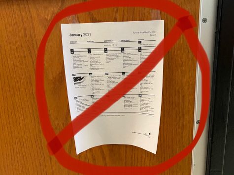 An example of what NOT to do. Studies show that 75% of the people who use a single piece of tape to put up papers are lazy and think that disco is good music. The other 25% are children.