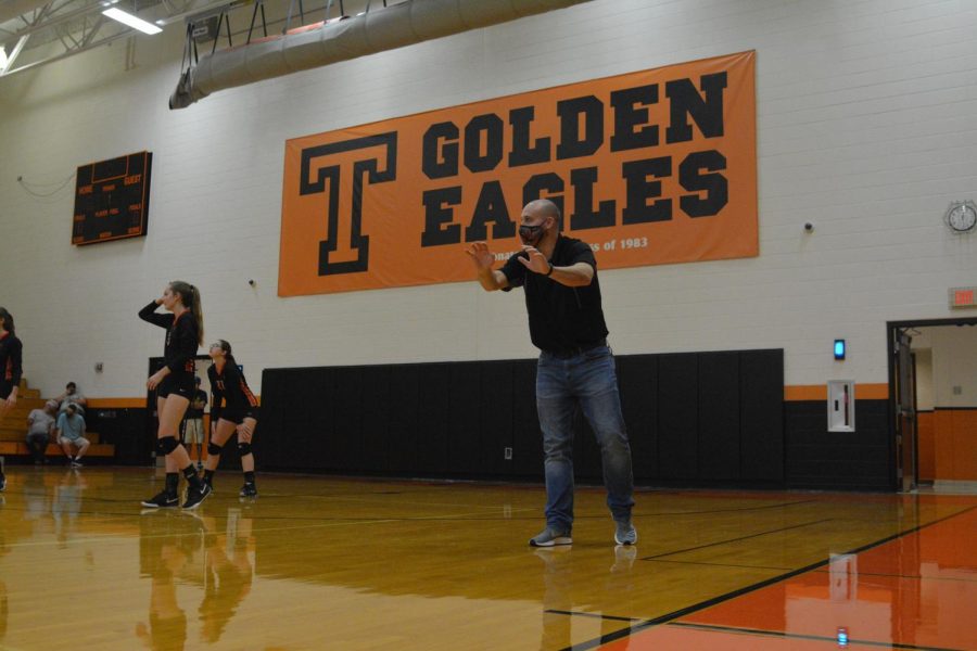 Tyrone Head Coach Mike Kraft, seen here at a home game this fall vs. Clarion, has decided to step down to pursue opportunities at the college level.