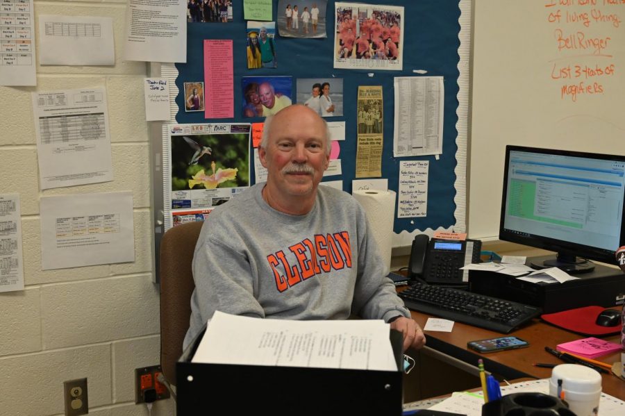 Sixth grade teacher and drivers ed instructor Scott Bouslough will retire from his teaching position at the end of the school year with 30 years of service to the Tyrone Area School District.