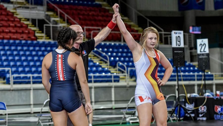 Tyrone senior Tiffani Baublitz is one of the top high school female wrestlers in the country.