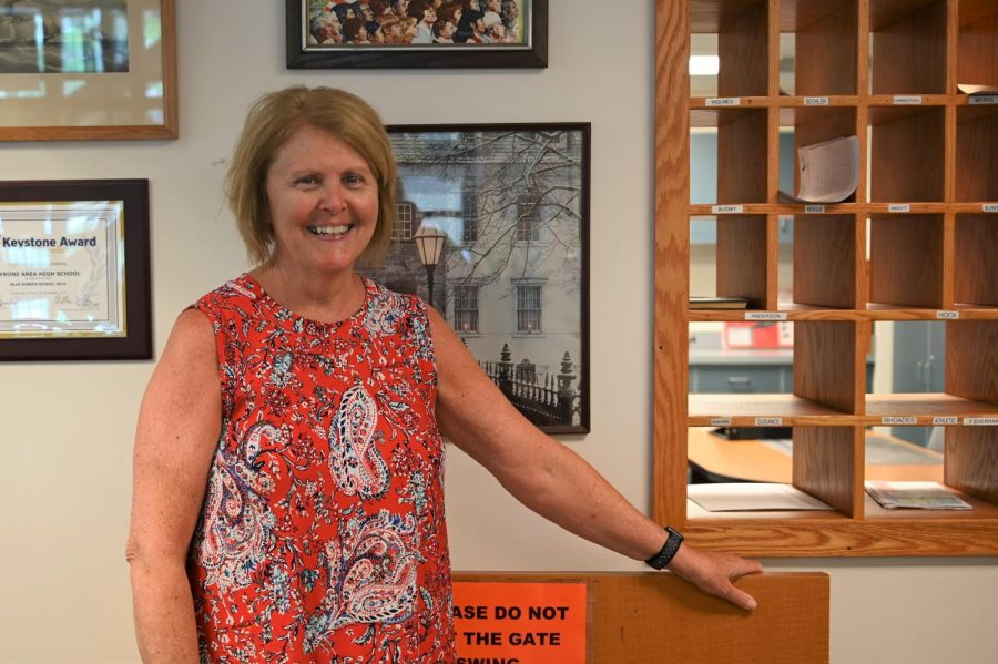 TAHS administrative assistant Cherie Golden will retire in June with 34 years of service to the district, all at the high school. 
