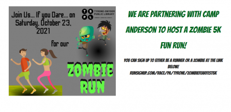 Tyrone Library & Camp Anderson to Host 5K Zombie Run